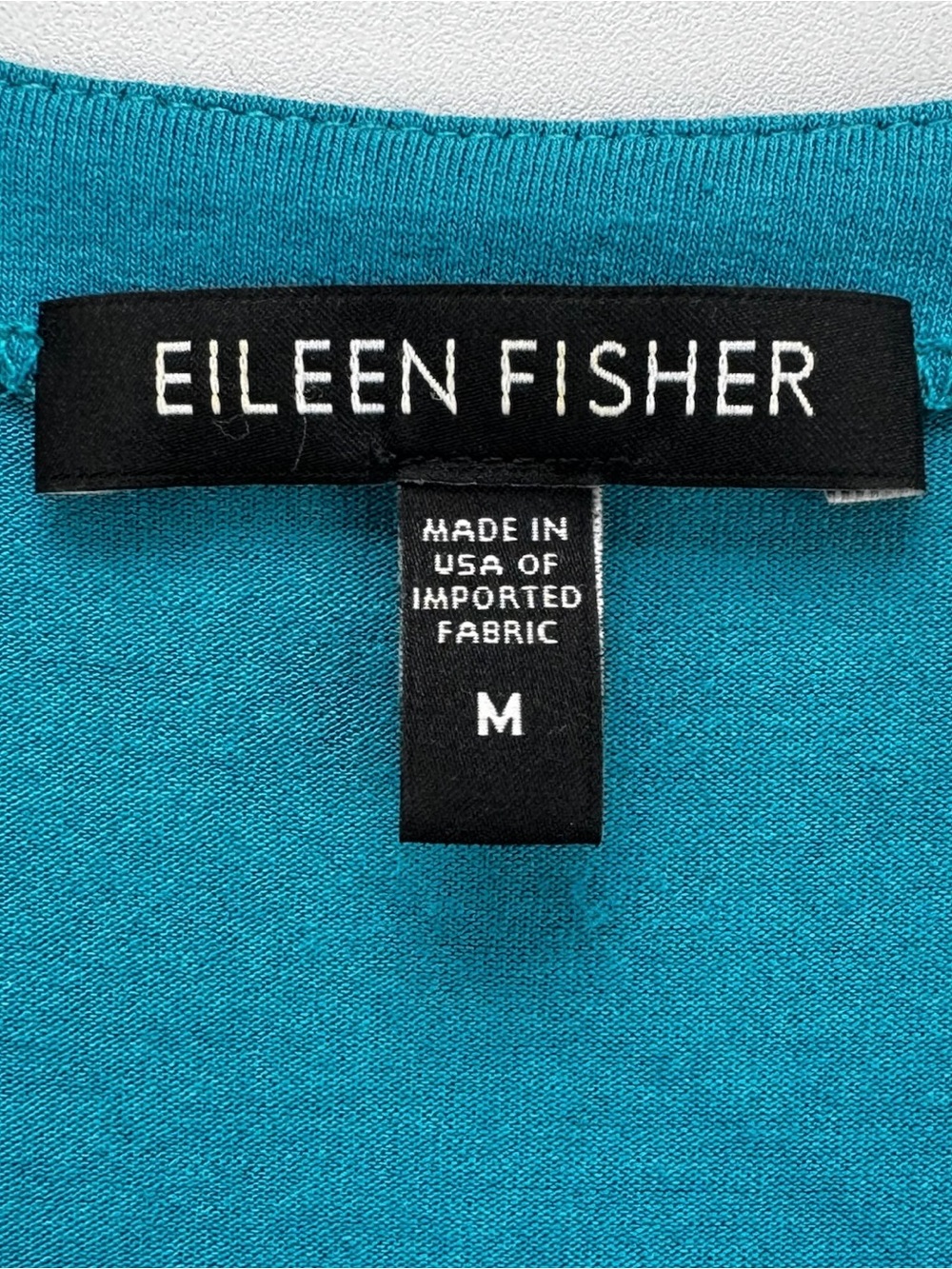Eileen Fisher Turquoise Scoop Neck Tank - Picture 8 of 11